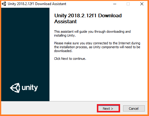 how to install unity